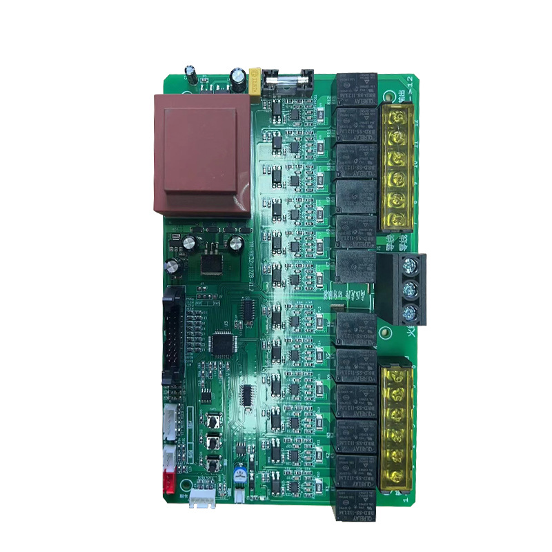 河南电瓶车12路充电桩PCBA电路板方案开发刷卡扫码控制板带后台小程序